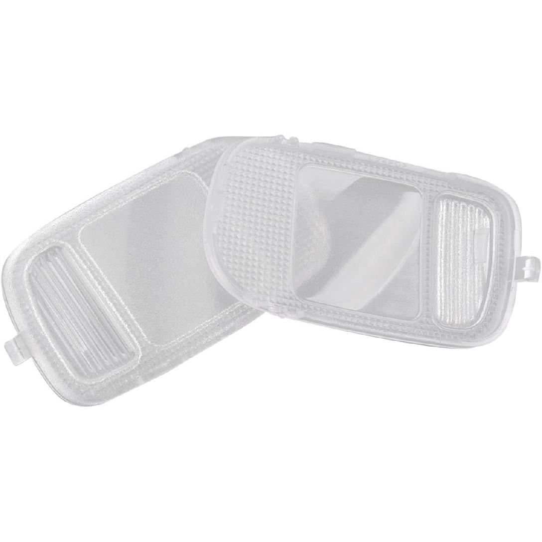 

2 Pcs Roof Map Dome Light Cover Overhead Console Map Reading Lamp Light Lens 5183271AA 5183270AA 74970 Compatible for Ram 1500 2500 3500 4500 5500