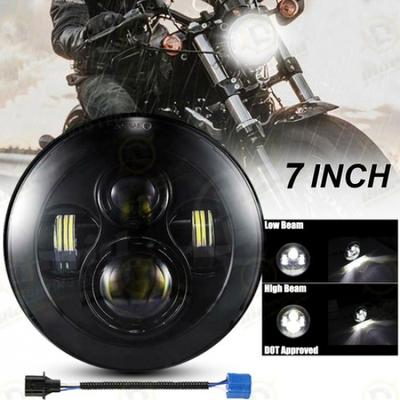 For Royal Enfield Himalayan 2018- 7" Inch LED Projector Headlight Hi/Lo Beam