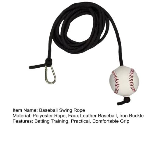 Baseballové a softballové švihové tréninkové lano Baseballové tréninkové nástroje pro švih Pomůcka pro trénink odpalu ke zlepšení vašich odpalovacích dovedností a reakční schopnosti