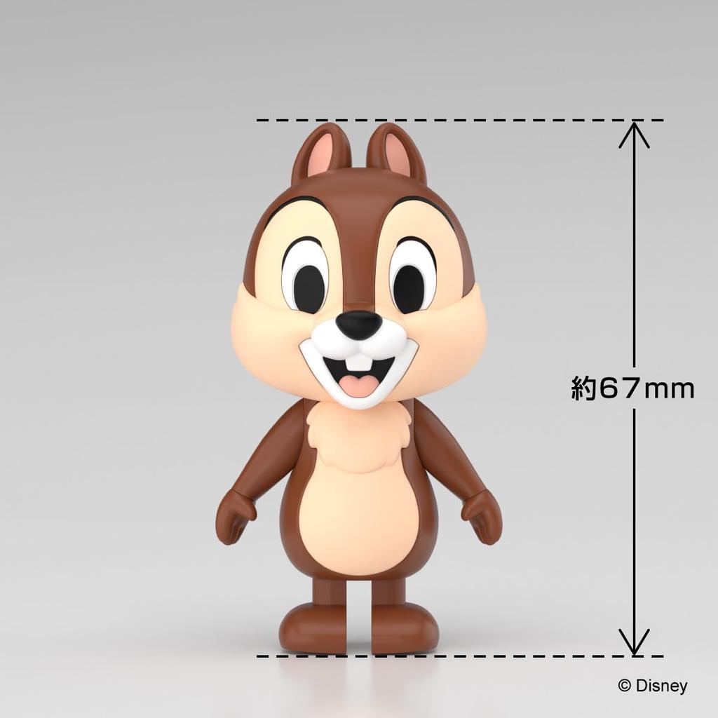 Aoshima Bunka Kyozai Rakupla Tokotoko Disney Character Chip Plastic Model Kit Co., Ltd. No. DP-10 Pre-colored