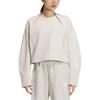 adidas Fustl W Crew Lockerer Schnitt Rundhalsausschnitt Kurz Modisch Vielseitig Langarm Sweatshirt Damen Sweatshirt Miracle-Bauxit-Braun JM4276