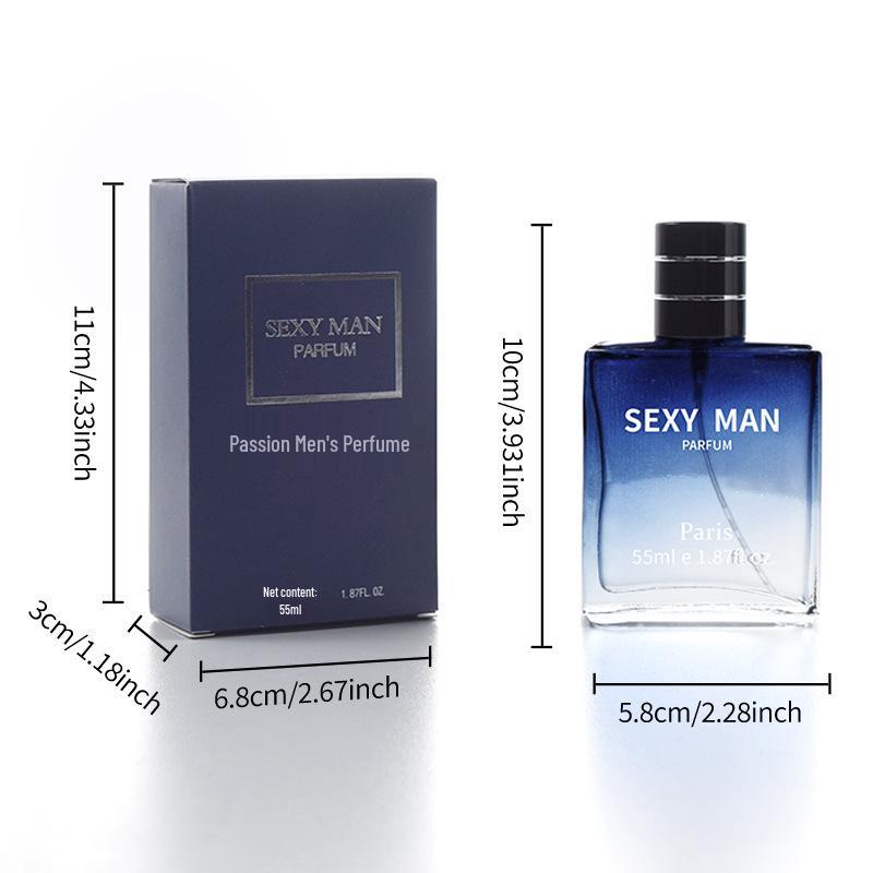 Passionate Men's Long-Lasting Cologne with Lingering Azure Ocean Scent