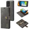 Per Samsung Galaxy A53 5G DG.MING Custodia per Telefono in Pelle Magnetica Staccabile con Texture Crazy Horse