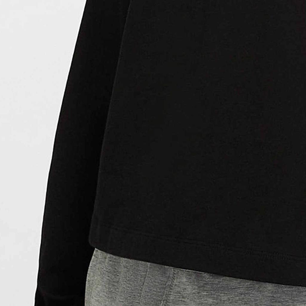 Nike Sweatshirts Women's Black Hooded Moderate Regular CJ3741-010