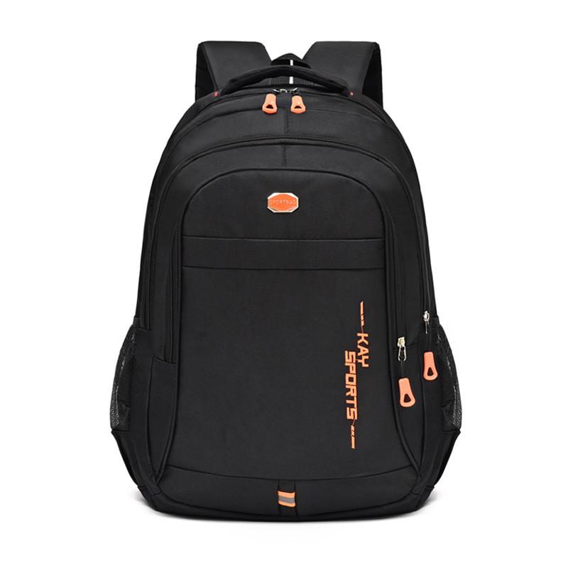 Oxford Large Fabric Backpack With Letter Design For Teens Travel And School