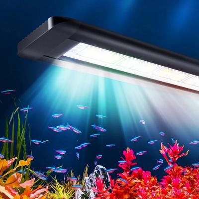 LED Aquarium Licht Super Slank Waterplant Groei Verlichting Uitschuifbaar Waterdicht Klem Lamp Voor Aquarium 16-65CM Aquarium