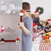 Christmas Refrigerator Handle Covers Plush Cloth Appliance Handle Cover Christmas Decorations for Home 2024 Navidad Noel NewYear