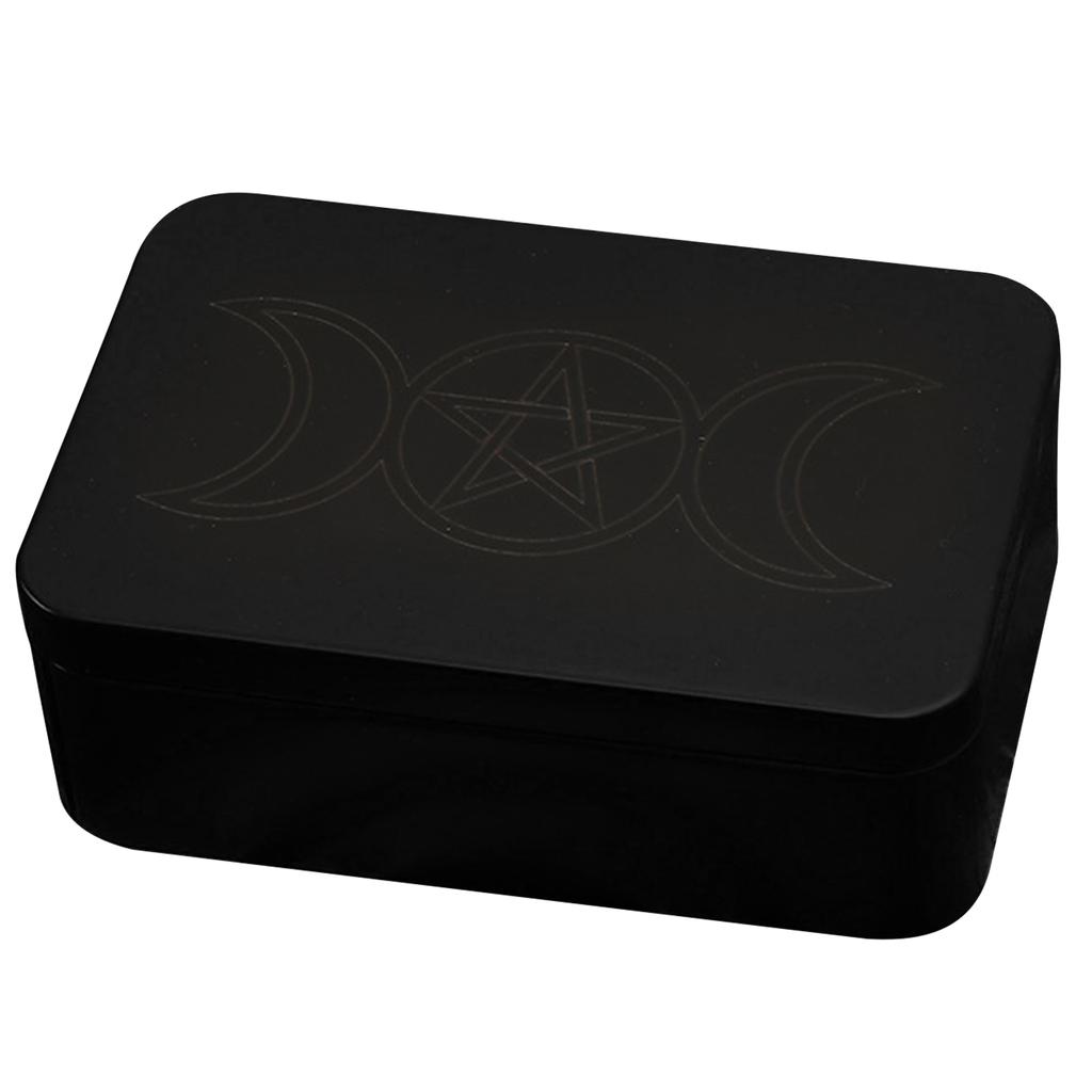 Rechteckige Aufbewahrungsbox Kleine Aufbewahrungsbox Organizer Schmuck Schlüssel Münzbehälter Box Spielkartenbox Tarots Aufbewahrungsdose