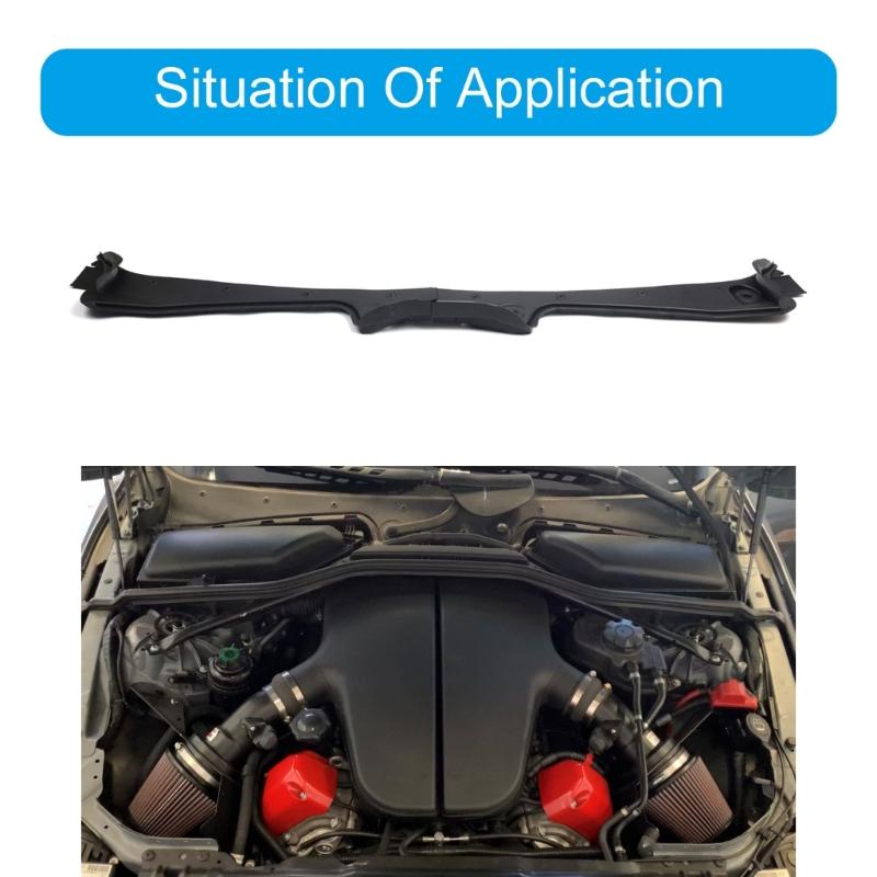 1 Pair Front Windshield Wiper Cowl Trim Cover Water Deflector Plate Neck Panel for E60 E61 51717027083