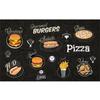3D Pizza Essen Tapete Snack Bar Industrie Dekor Wandbild Fast Food Restaurant Pizza Tapete