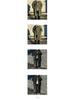 MYQ Herren Winter Mittellange Dicke Baumwolljacke - Koreanischer & Japanischer Stil Windjacke