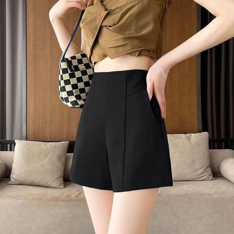 Petite Women s Slimming Cream High-Waisted Cropped Pants - Yamamoto Spring/Summer Collection S 80-95 jin