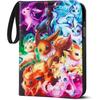 Card Album 4 Compartments, 400 Slots, with Handle, YOUKUKE Trading Card Binder