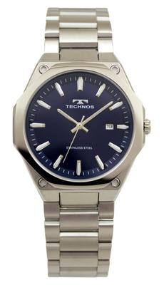 [Technos] Datumsanzeige Uhr T9C1SN Herren Silber