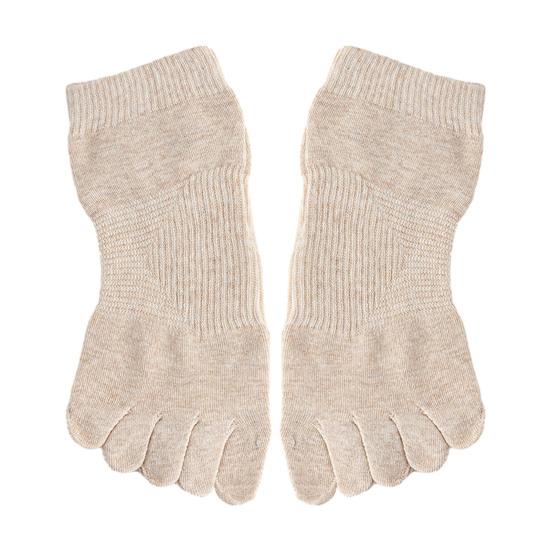 1 Pair Cotton Five Finger Short Socks Women Girl Breathable Sweat-Absorbent Split Toe Socks Casual Pilates Yoga Gym Fitness Sports Socks