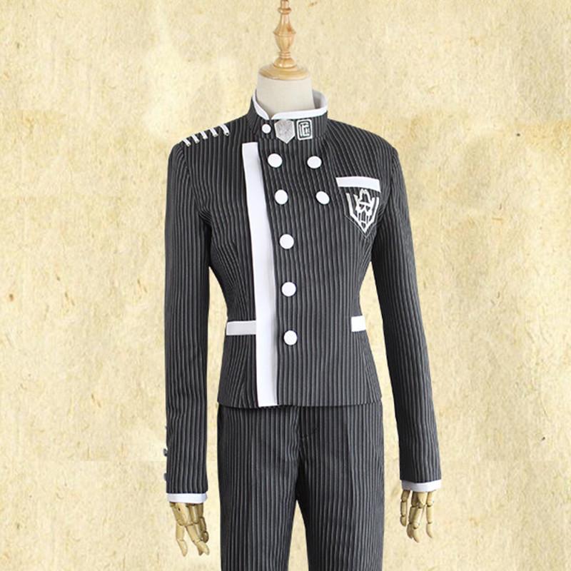 

Danganronpa V3 Сайхара Унисекс Школьная форма детектива Косплей 2 предмета Костюм L（Tag L=US S）