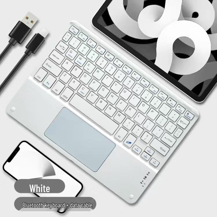 Universal Wireless Bluetooth Touch Keyboard for iPads, Tablets, and Phones