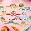 Set of 12 Teacher Appreciation Paper Eyeglasses Fun Teacher Eyewear for Fun and Festival Photo Booth Decorations