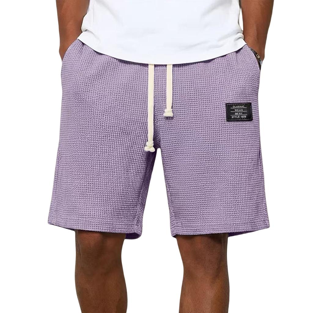 Men's Casual -Weave Drawstring Shorts