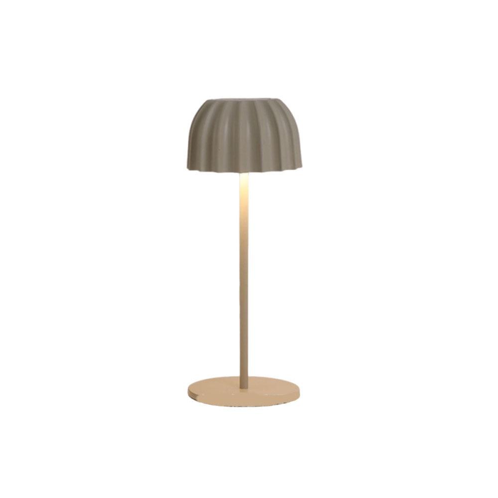 

USB Rechargeable Desk Night Light 3 Color Temperatures Wireless Portable Table Lamp Touch Control Soft Light сірий