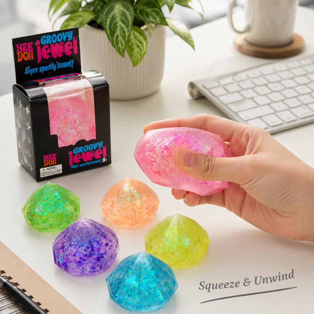 Needoh Diamond Gem Slow-Rebound Squeeze Toy A Stress-relieving Toy Designed To Help Adults Alleviate Anxiety