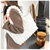2025 Korean Style Large Capacity Plush Shoulder Bag, Elegant Solid Color, Fashionable & Versatile