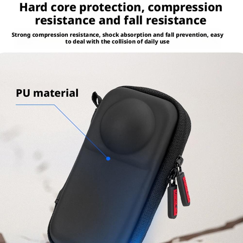 Storage Bag Travel Carrying Case For Insta360 X4 Air Hard Shell Shockproof Camera Protective Handbag Camera Accessories