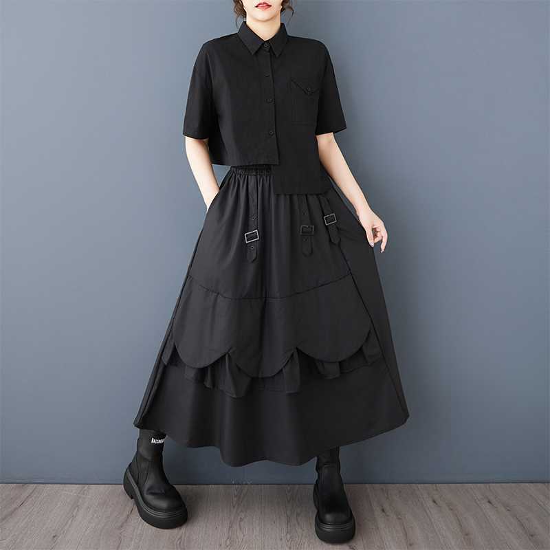 Spring Women's Irregular Patchwork Skirt