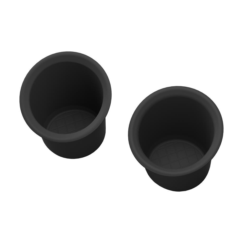 for Toyota Sienta 170 Series 2016-2025 Water Cup Holder Limiter Fixed Silicone Drink Storage Box Tray Car Accessories 2pcs Black