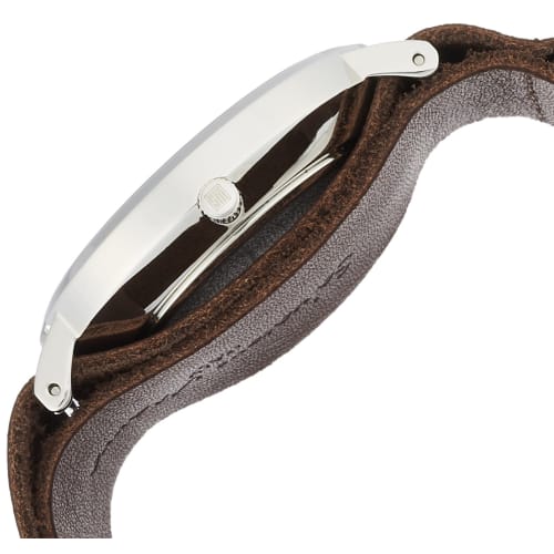 Salvatore Marra Men's Multi-Calendar Watch, Slim Type, SM15117-SSWHSV, Officially Imported, Brown