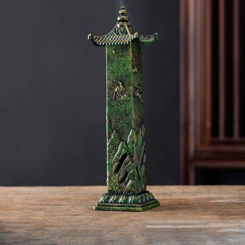 

Креативная антикварная вертикальная курильница, благоприятный держатель для благовоний в виде оленя, домашняя печь для сандала, украшения для чайной церемонии