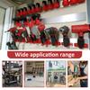 12/6 st Verktygshållare Fäste Kompatibelt för Milwaukee M12 12V Borrmaskin Verktygshängare ABS Plast Verktygsbatterihållare för Elverktyg