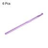 6pcs Aluminum Crochet Hook 2mm-10mm Knitting Needles for DIY Craft Yarn