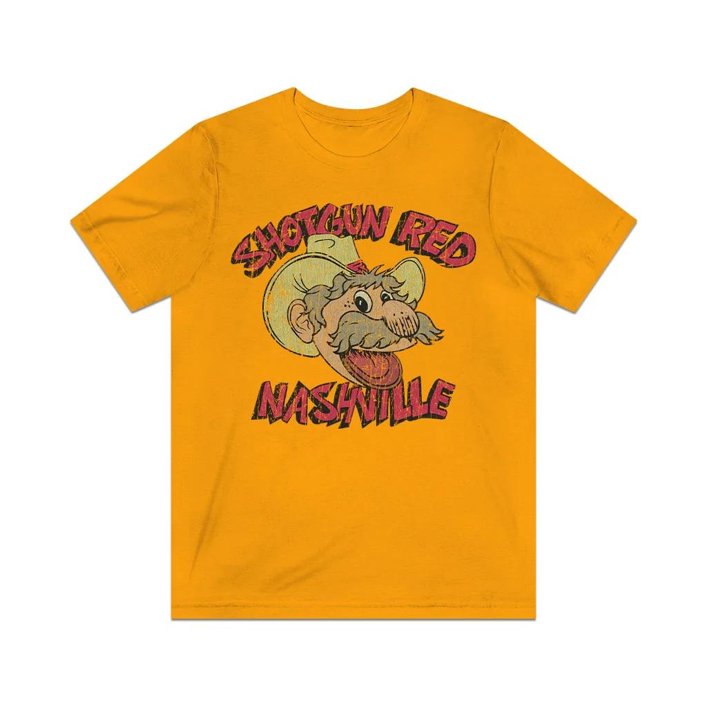 Shotgun Red Nashville 1983 Vintage Men s T shirt S