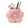 Eco Friendly 3D Printed Silk Flower Makeup Brush Holder Stylish Vanity Storage for Cosmetic Brushes Lipsticks