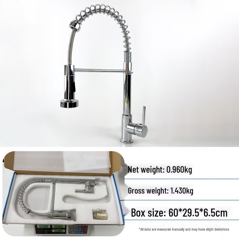 Handun Pull-Out Spring Kitchen Faucet