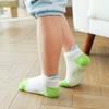 5 Paar Kinder Sport Kurzsocken mit Zehen Mesh Atmungsaktiv Schweißableitend Deodorant Gestrickte Baumwolle Baby Jungen Mädchen 5 Finger Knöchelsocken