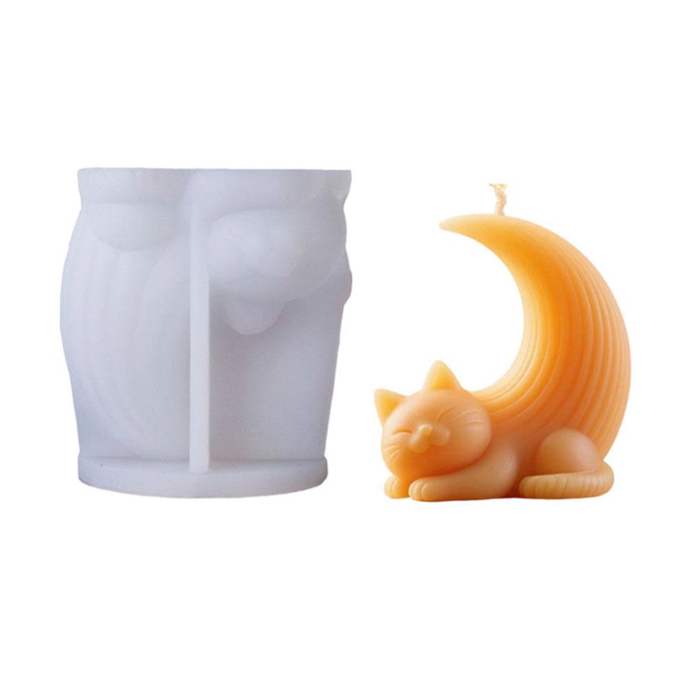 Weihnachtshaus Kerze Silikonform DIY Miniatur Weihnachtsbaum Kerze Gips Ornament Herstellungszubehör Aromatherapie Gipsform