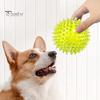 Piszcząca zabawka do żucia dla psa, dźwiękowa piłka, bezpieczna do czyszczenia zębów, interaktywna zabawka do żucia dla szczeniaka, piłki, zabawki do szkolenia psów, artykuły dla zwierząt domowych na nudę, pielęgnacja zębów