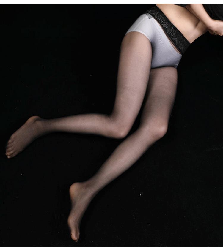 Women Ultra-Thin Stockings Sexy Seamless Pantyhose 8D Velvet Crotch See-Through Sockings Transparent Invisible Pantyhose