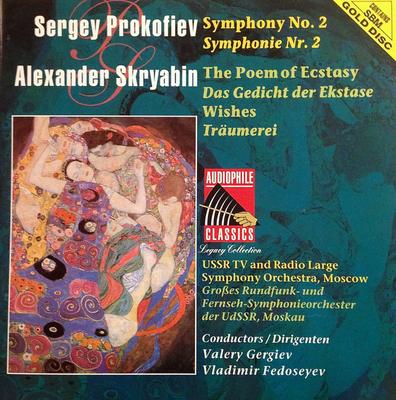 CD SERGEI PROKOFIEV / ALEXANDER SCRIAB - Symphony No. 2 / The Poem Of Ecstas APL101517 Audiophile Clas 1996 Europe Classical Used