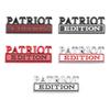 1Pc 3D Metal Patriot Edition Logo Car Front Grille Badge Side Fender Rear Trunk Emblem Sticker Decal