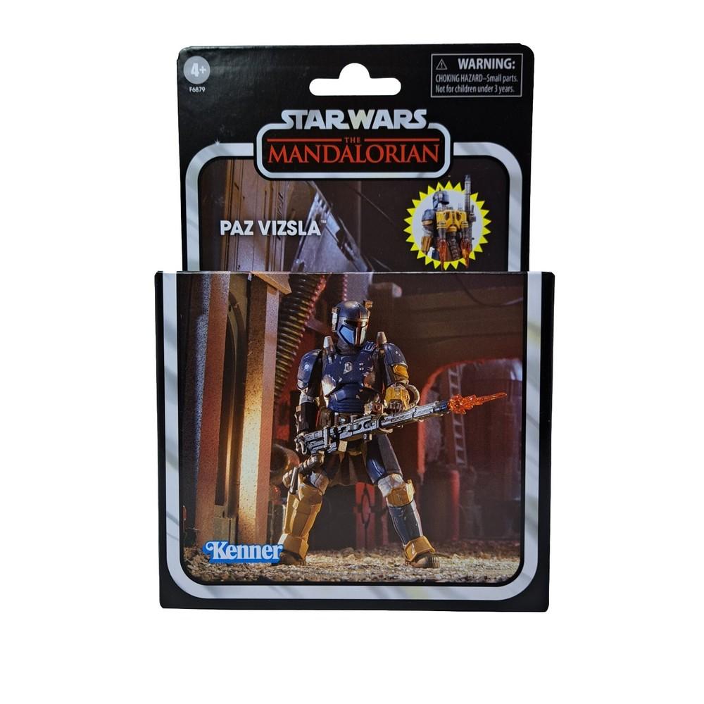 

Star Wars 3.75 Vintage Collection Deluxe PAZ VIZSLA Mandalorian New Sealed Unisex T-Shirt S