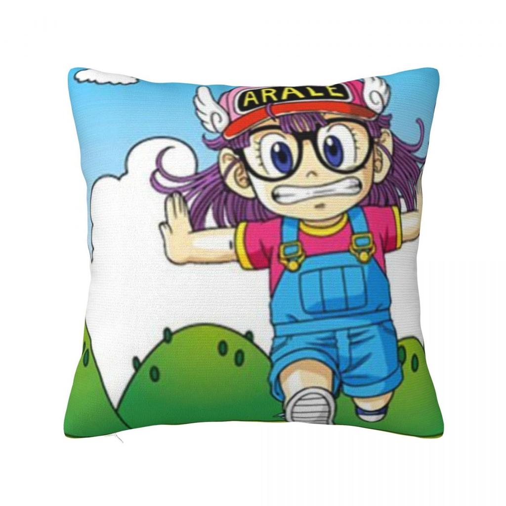 Arale Unchi-Kun Square Pillowcase Cushion Cover Pillow Case Throw Pillow Cover For Home Sofa Living Room