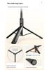 Bluetooth Selfie Stick with Integrated Tripod - C10 Stainless Steel for Live Broadcasts