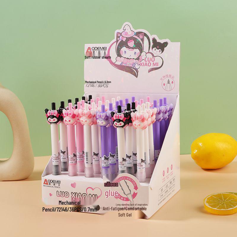 

36 Cartoon-Shaped Mechanical Pencils, 0.5-0.7mm, for Student Art Drawing 0.7mm Mechanical Pencils