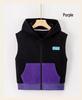 Kids' Hooded Fleece Vest - Sleeveless Autumn/Winter Style for Boys & Girls