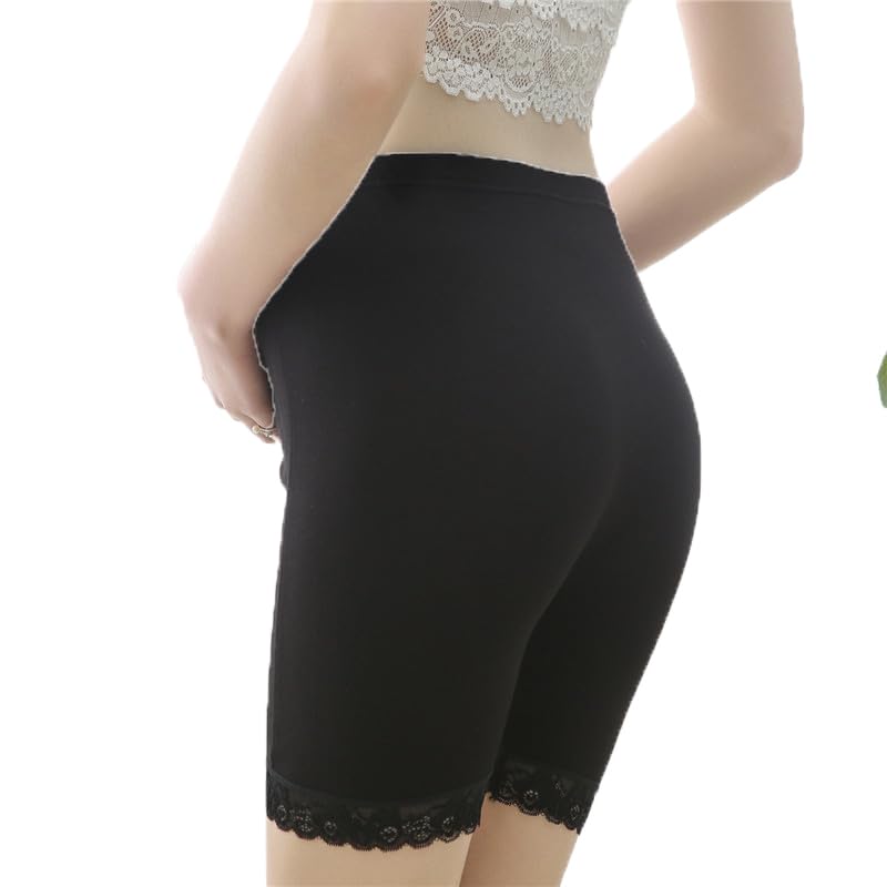 LONTG Maternity Long Supports the Lifts the Maternity Solid Highly Soft Cute Lace Adjustable and Black Underwear, Pettipants, Panties, Tummy, Butt,