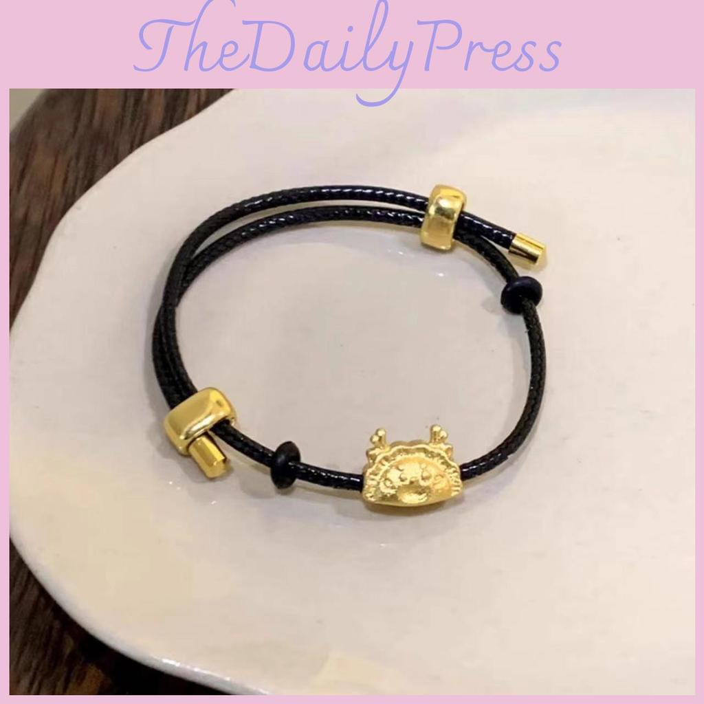 Exquisite Black Alloy Dragon Bracelet For Women Retro National Style 2024 Design