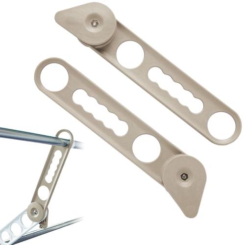 

Comolife Штанга для сушки одежды с регулируемой высотой, Корпус: Полипропилен, Стекловолокно, Застежка: Нержавеющая сталь, для квартир, Увеличенная вместимость для сушки